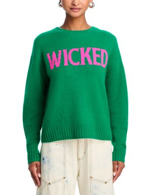 WAAE ミントグリーン セーター Wロゴ AQUA AQUA x Wicked Cashmere Sweater - Exclusive | Bloomingdale's Women