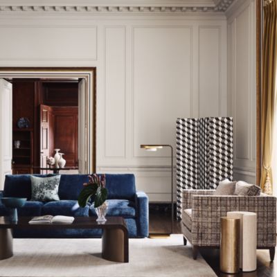 Rory 93&amp;quot; Fabric Sofa - Exclusive