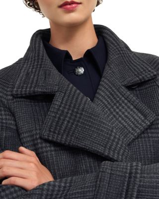 Peckworth Plaid Double Breasted Long Coat