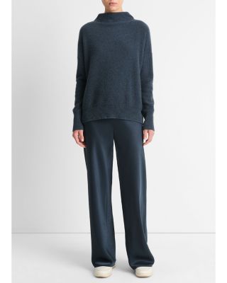 Boiled Cashmere Funnel Neck Sweater