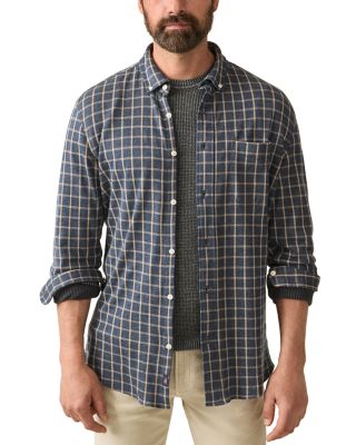 Faherty - Coastline Knit Plaid Button Down Shirt