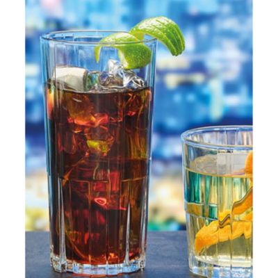 Jazz 10.12 oz. Clear Tumbler, Set of 6