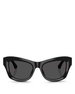 Shield Hinge Cat Eye Sunglasses, 51mm