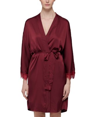 Simone Perele Satin Secrets Kimono Robe