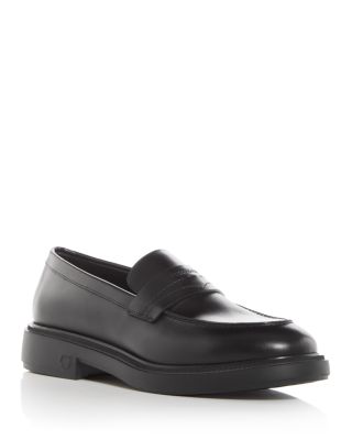 FERRAGAMO - Men's Caligola Leather Penny Loafers