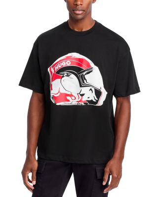 HUGO - Dit Cotton Logo Graphic Tee