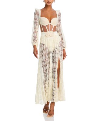 PatBO - Pine Lace Cover Up Dress