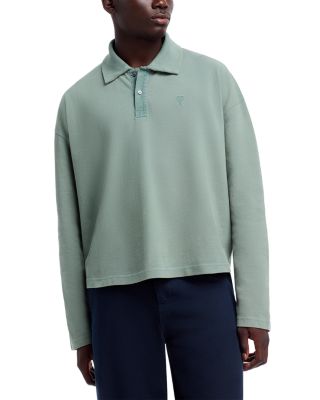 AMI - Cropped Polo Sweater