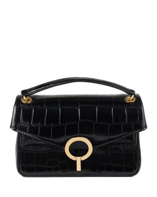 Sandro - Small Embossed Leather Crossbody Bag
