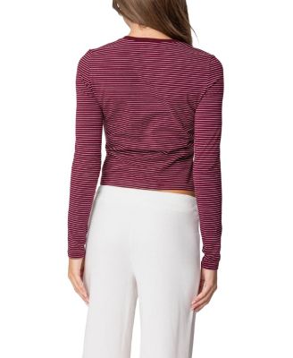 Brianna Striped Long Sleeve T-Shirt