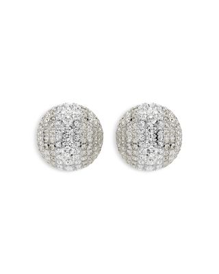 Swarovski - Sublima Crystal Clip On Drop Earrings in Rhodium Plated