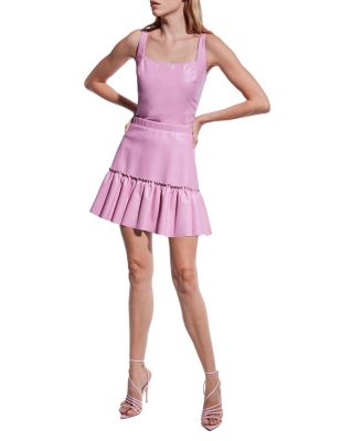 Clementine Recycled Leather Skirt