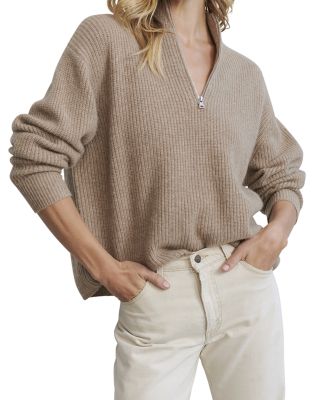 Cashmere Half Zip Sweater