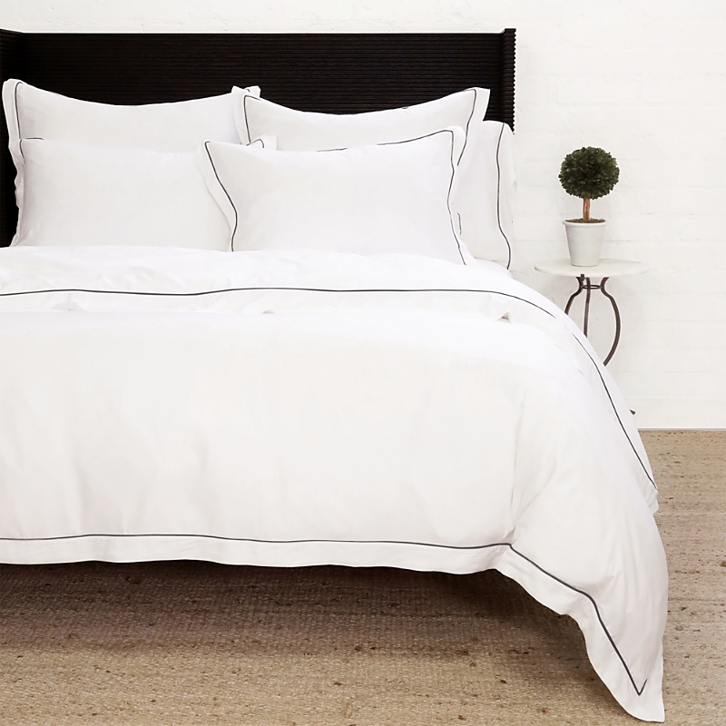 Pom Pom At Home Sheena Sateen Duvet Cover Set, Queen