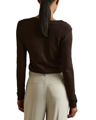 Brady V Neck Long Sleeve Top