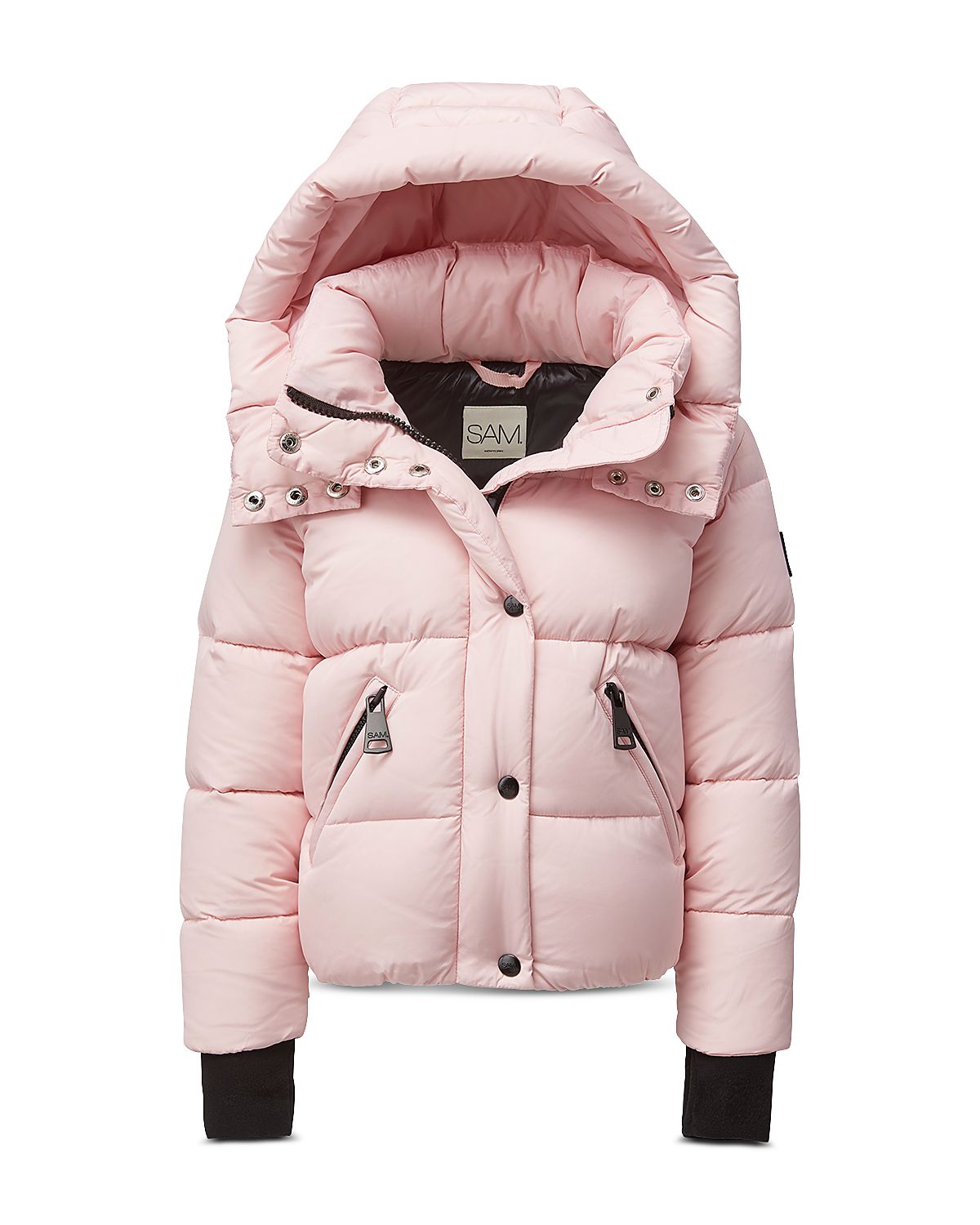 Sam. Girls' Elsa Matte Hooded Down Jacket - Big Kid