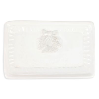VIETRI - Pietra Natale Wreath Rectangular Tray