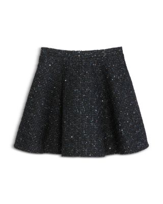 AQUA - Girls' Tweed Skater Skirt, Big Kid - Exclusive