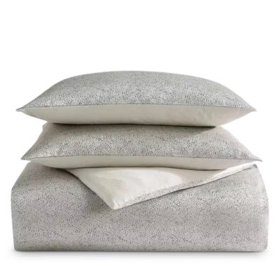 Vera Wang - Speckled Satin Weave 3 Piece Bedding Set
