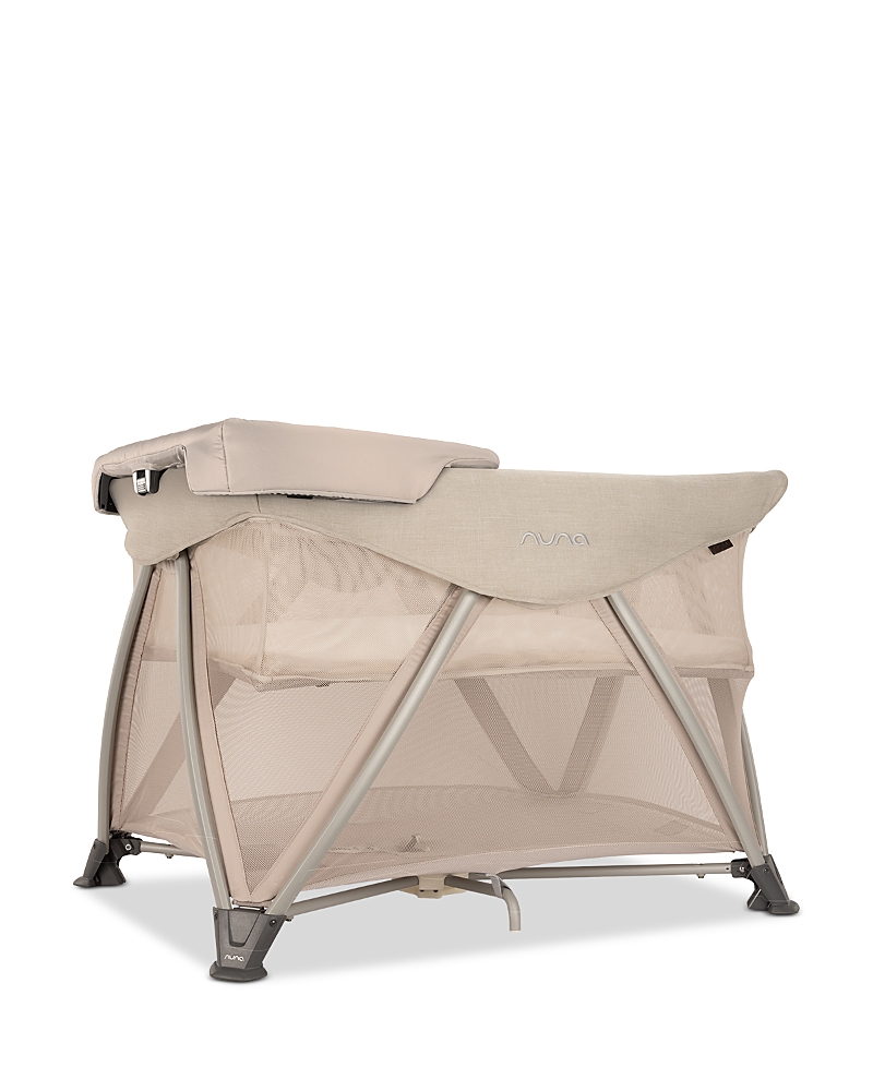 Nuna Sena Aire Play Yard & Travel Crib + Sena Series Changer In Biscotti