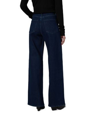 The Mia Petite Wide Leg High Rise Jeans in Cinema