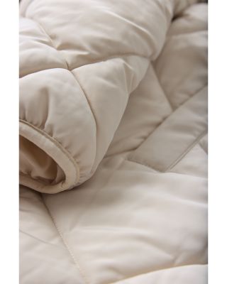 Hooded Longline Puffer Maternity Jacket