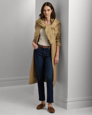 Mid Rise Straight Leg Jeans in Deep Royal