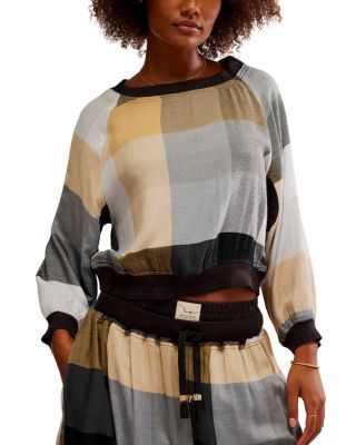 Free People Sugar Cookie Flannel Pajama Top & Pants | Bloomingdale's