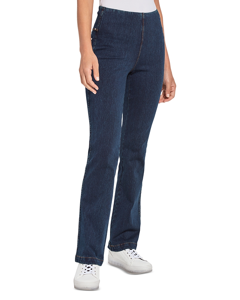 Lysse Plus Baby Bootcut Jeans in Black