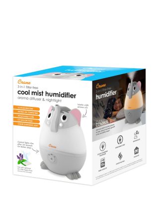 Adorable Humidifier, Mini Elephant, Cool Mist Humidifier with Vapor Tray, 0.5 Gal.