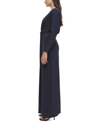Maisie Long Sleeve Draped Dress