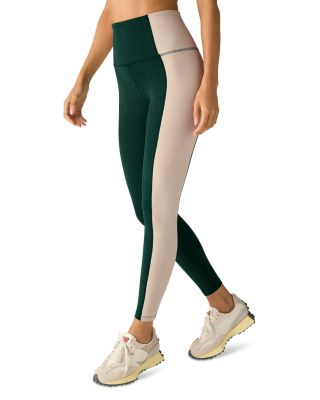 Spacedye Horizon Colorblocked Sports Bra & Spacedye Vitality Colorblock High Waisted Midi Leggings