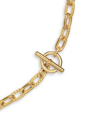DY Madison&reg; Toggle Chain Necklace in 18K Yellow Gold, 5.5mm