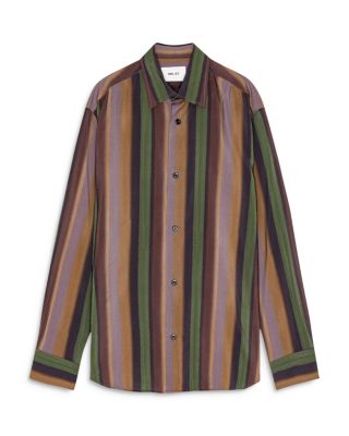 NN07 - Freddy Printed Button Front Shirt