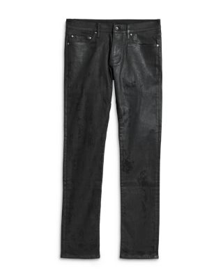 John Varvatos Slim Fit Waxed Coated Jeans