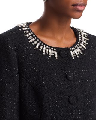 Randi Rhinestone Trim Jacket