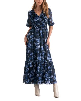 V Neck Maxi Dress