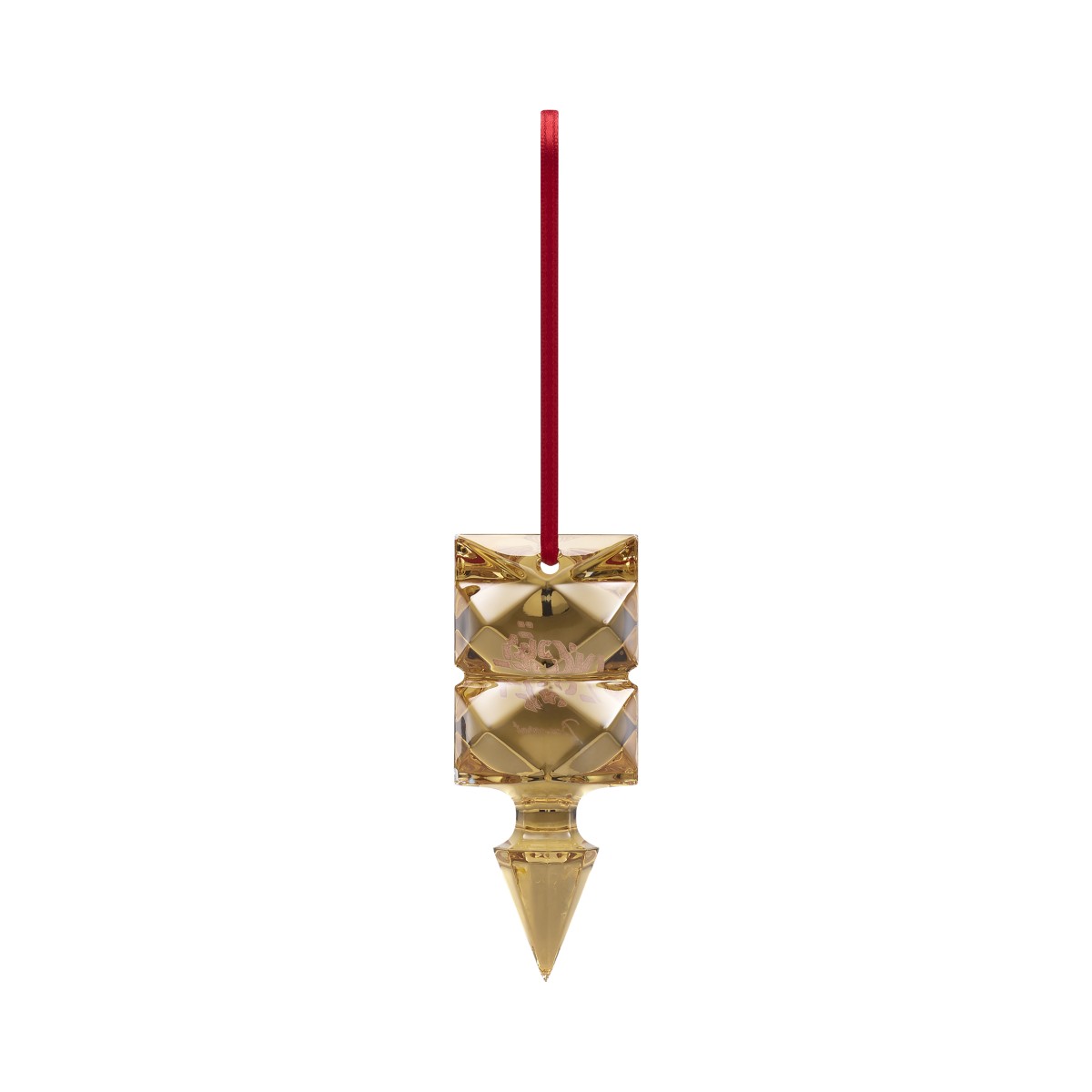 Baccarat Louxor Annual Ornament, 20K Gold