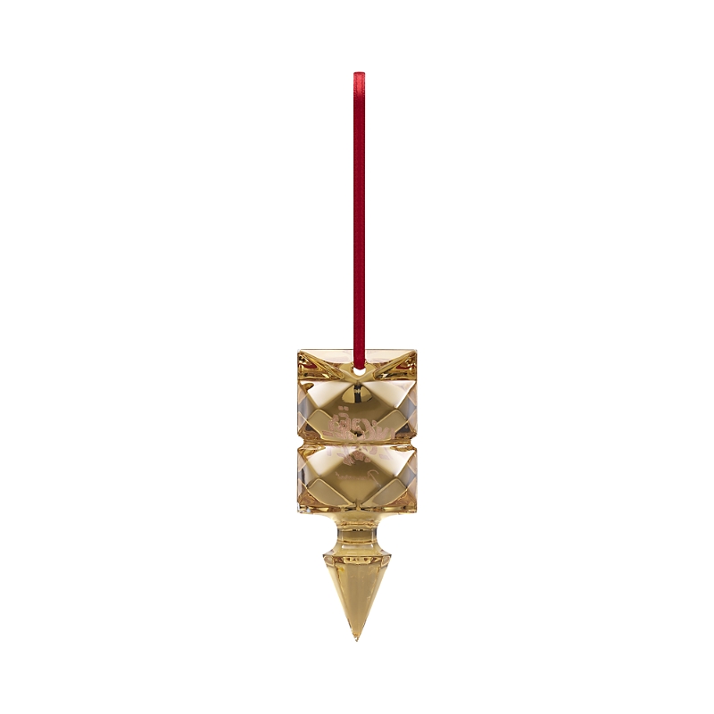 Baccarat Louxor Annual Ornament, 20K Gold