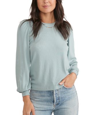 Marine Layer - Lexi Ribbed Puff Sleeve Top