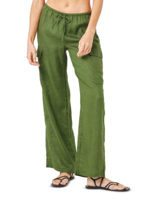 L*Space - Sundown Cargo Linen Swim Cover-Up Pants