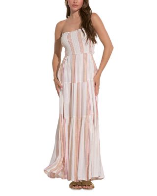 Elan - Strapless Maxi Swim Cover-Up Dress