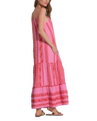 Spaghetti Strap Maxi Swim Cover-Up Dress