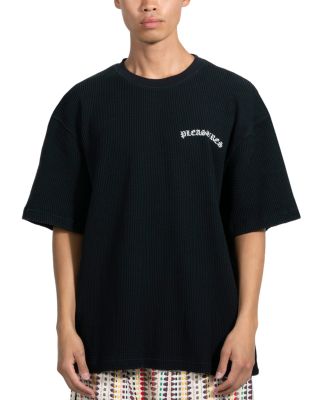 Pleasures - Short Sleeve Waffle Knit Graphic Logo Tee