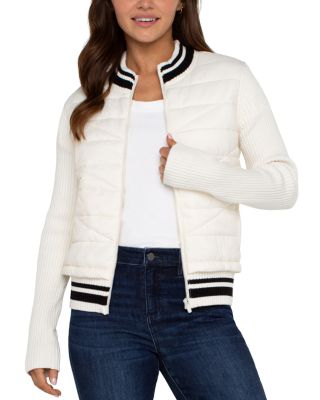 Quilted Trim Cardigan