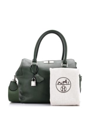 Pre-Owned Hermes 26 Toolbox Bag Evercolor