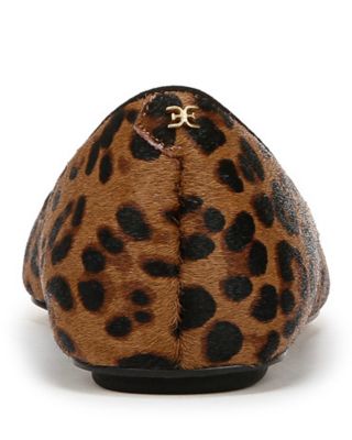Women's Nori Pointed Toe Leopard Print Calf Hair Flats