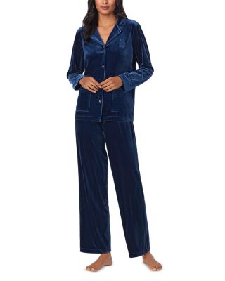 Ralph Lauren - Velvet Long Sleeve Pajama Set