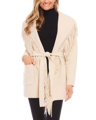 Karen Kane - Belted Fringe Jacket