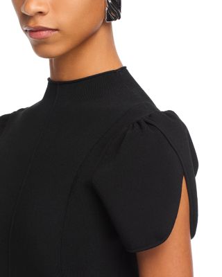 Tulip Sleeve Midi Dress